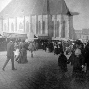Kolozsvár főtere 1914-ben (Forrás: Fortepan)

